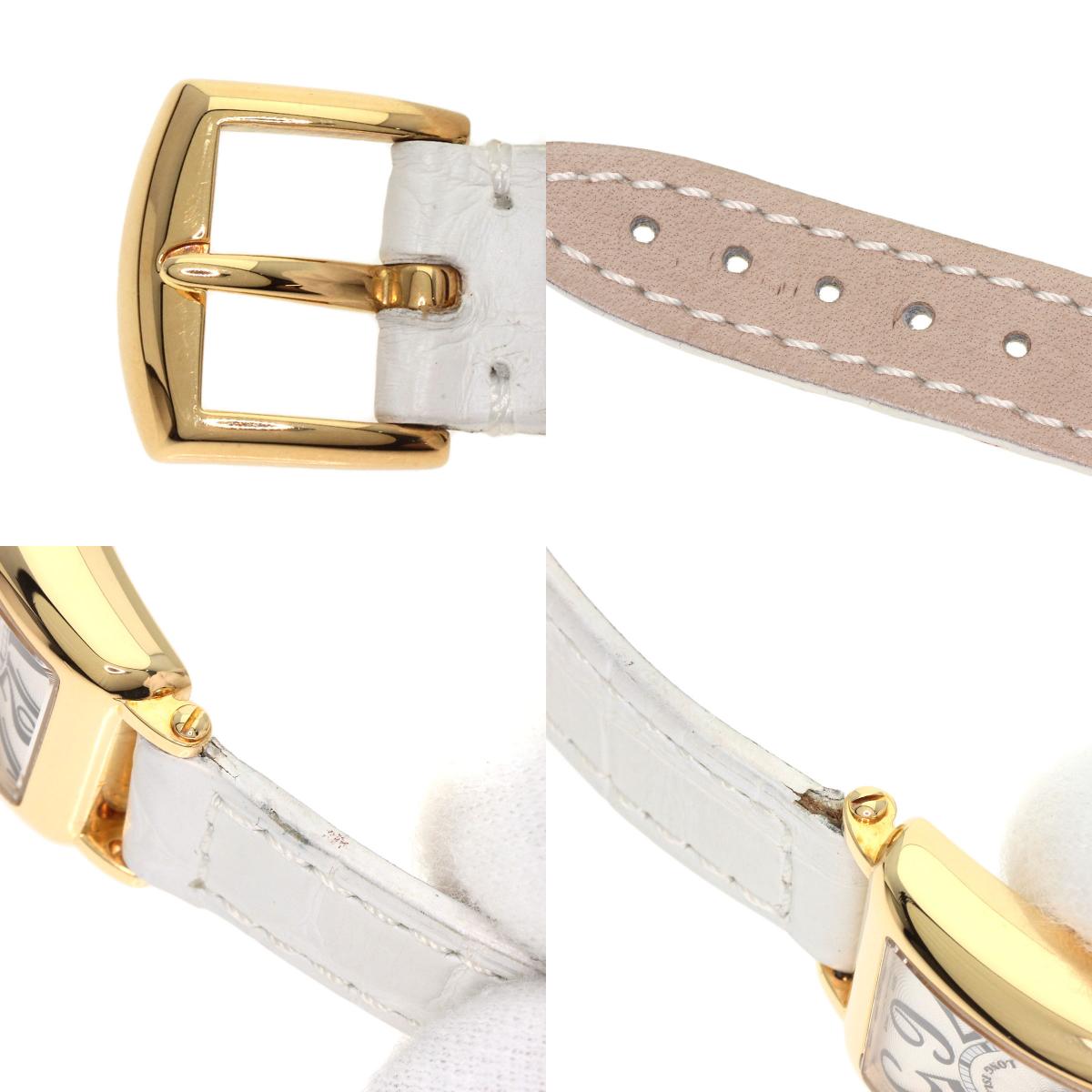 FRANCK MULLER フランクミュラー 802QZ ロングアイランド 腕時計 K18YG レディース 中古