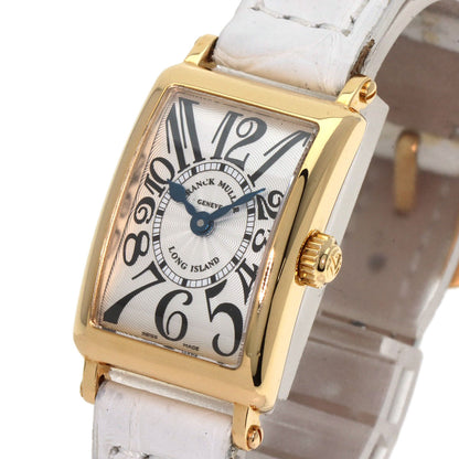FRANCK MULLER フランクミュラー 802QZ ロングアイランド 腕時計 K18YG レディース 中古