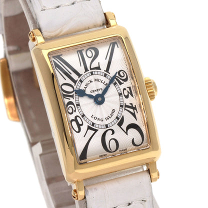 FRANCK MULLER フランクミュラー 802QZ ロングアイランド 腕時計 K18YG レディース 中古