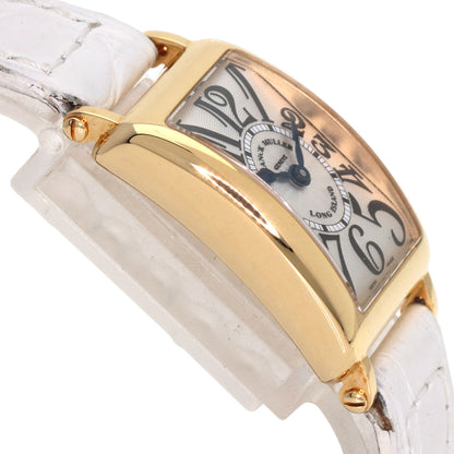 FRANCK MULLER フランクミュラー 802QZ ロングアイランド 腕時計 K18YG レディース 中古