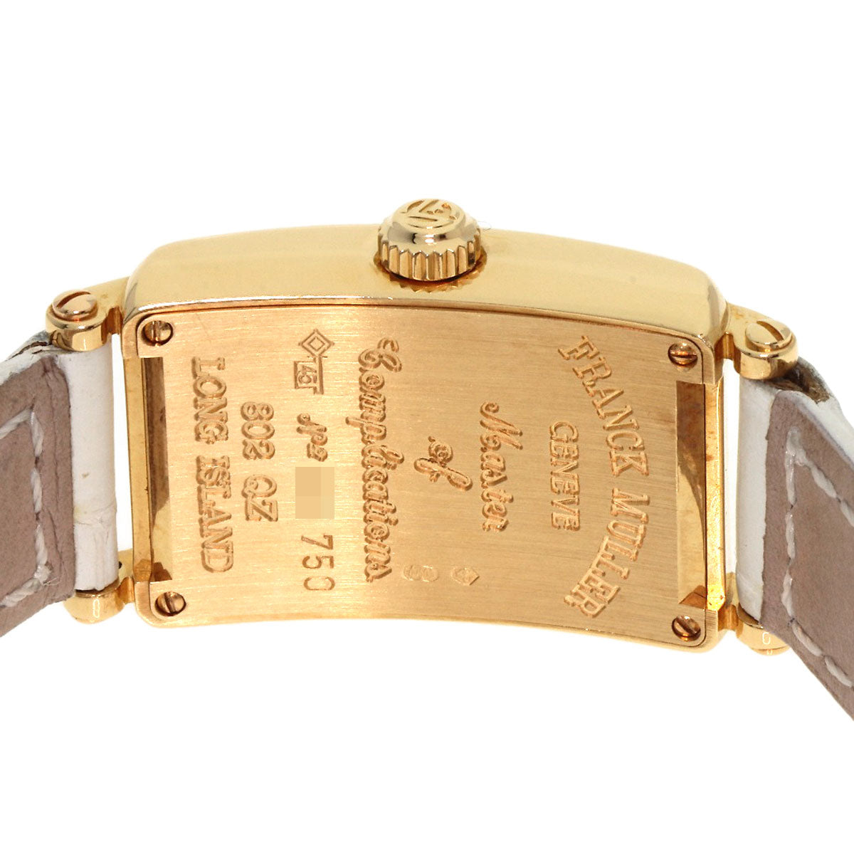 FRANCK MULLER フランクミュラー 802QZ ロングアイランド 腕時計 K18YG レディース 中古