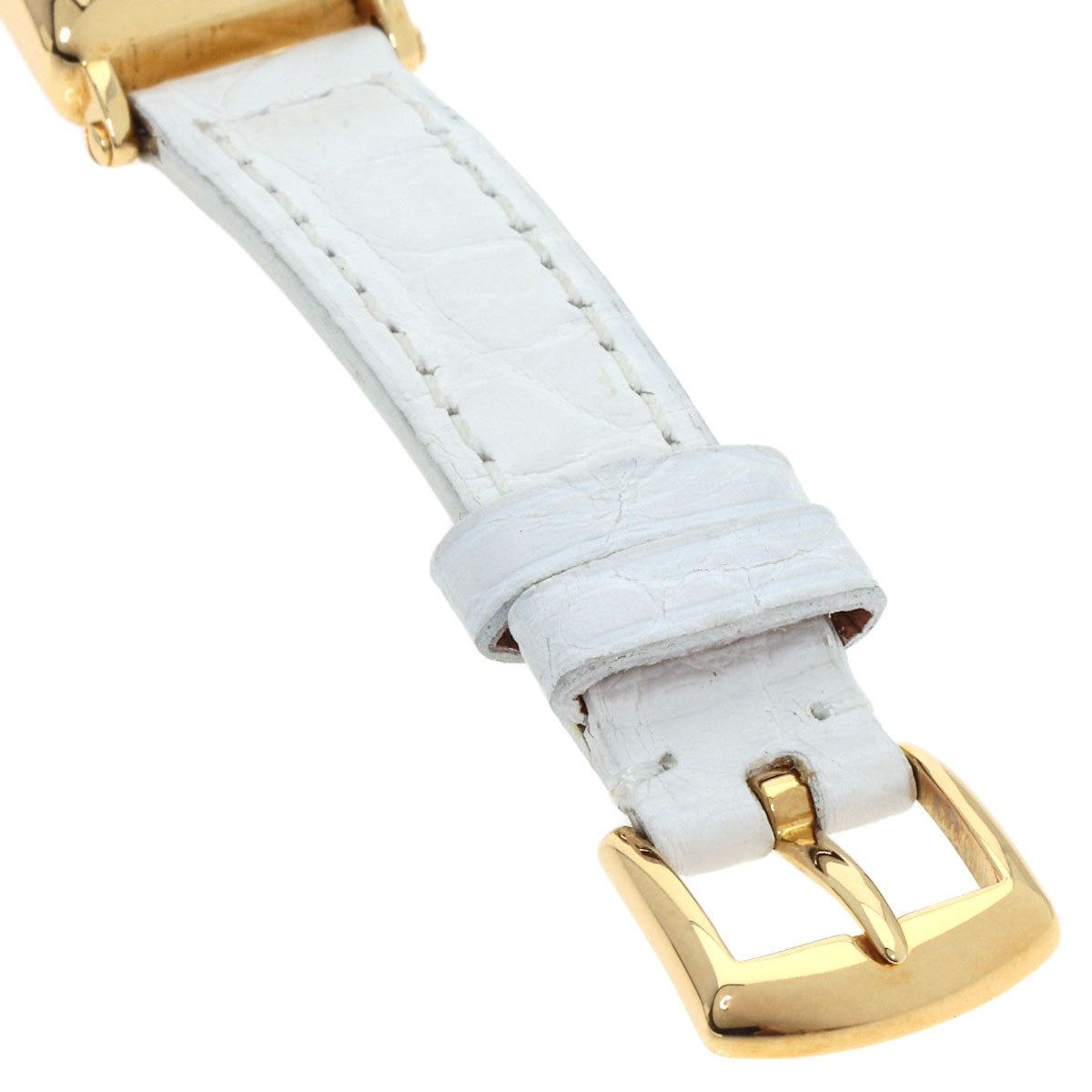 FRANCK MULLER フランクミュラー 802QZ ロングアイランド 腕時計 K18YG レディース 中古