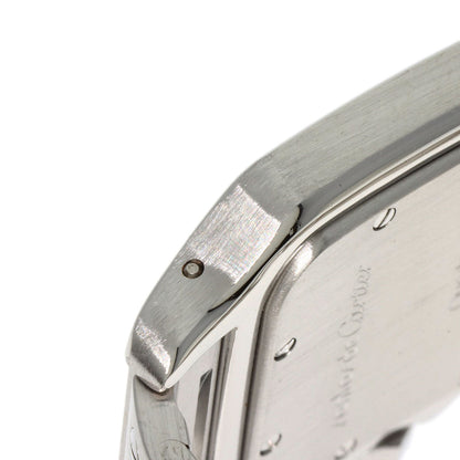 CARTIER カルティエ W20018D6 サントスガルベLM 旧ベルト 腕時計 SS メンズ 中古