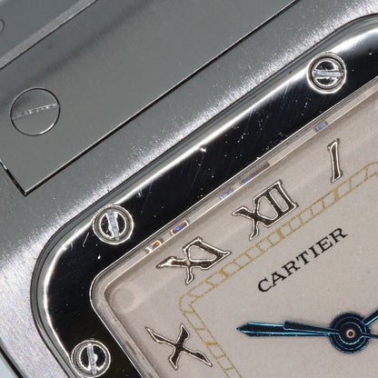 CARTIER カルティエ W20018D6 サントスガルベLM 旧ベルト 腕時計 SS メンズ 中古