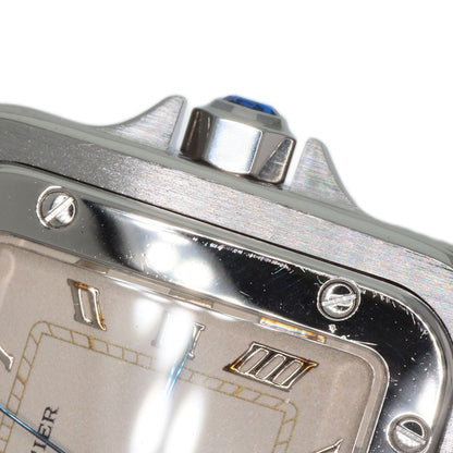 CARTIER カルティエ W20018D6 サントスガルベLM 旧ベルト 腕時計 SS メンズ 中古