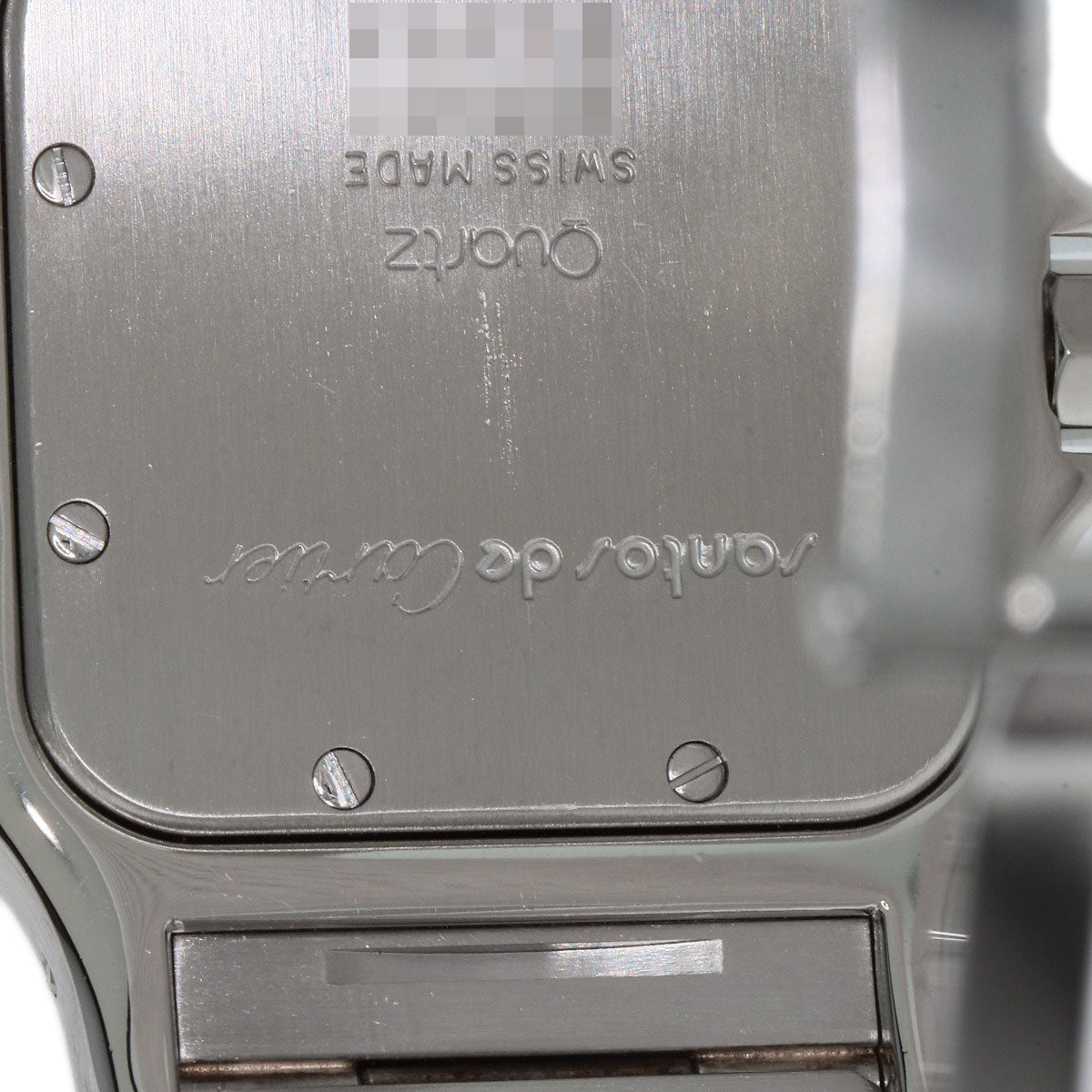 CARTIER カルティエ W20018D6 サントスガルベLM 旧ベルト 腕時計 SS メンズ 中古