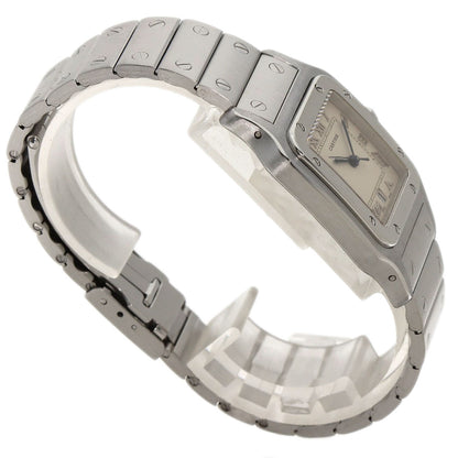 CARTIER カルティエ W20018D6 サントスガルベLM 旧ベルト 腕時計 SS メンズ 中古