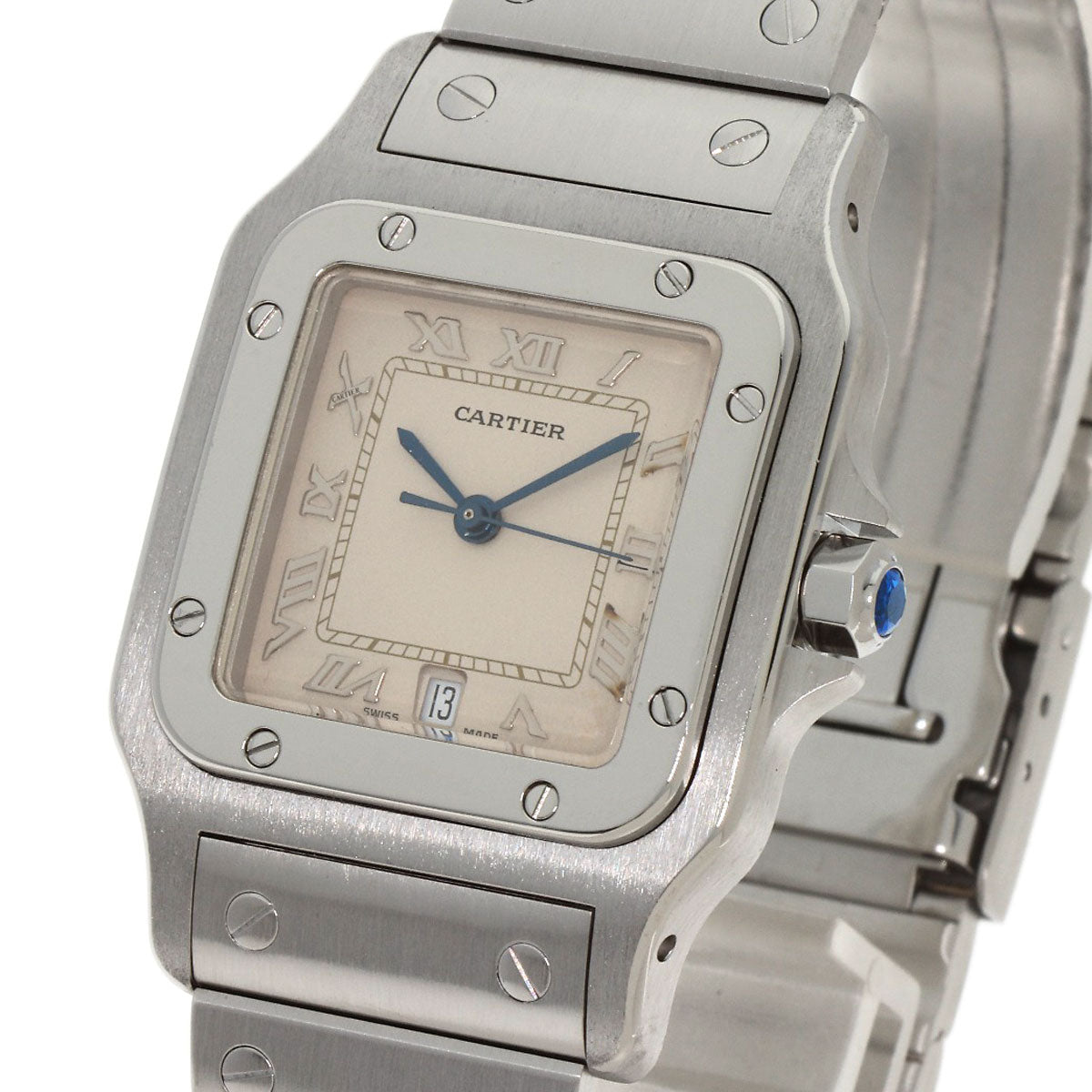 CARTIER カルティエ W20018D6 サントスガルベLM 旧ベルト 腕時計 SS メンズ 中古
