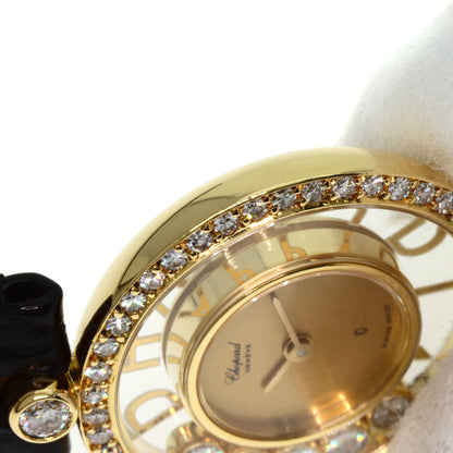 Chopard ショパール 20/3926/12 ハッピーダイヤモンド 腕時計 K18YG レディース 中古