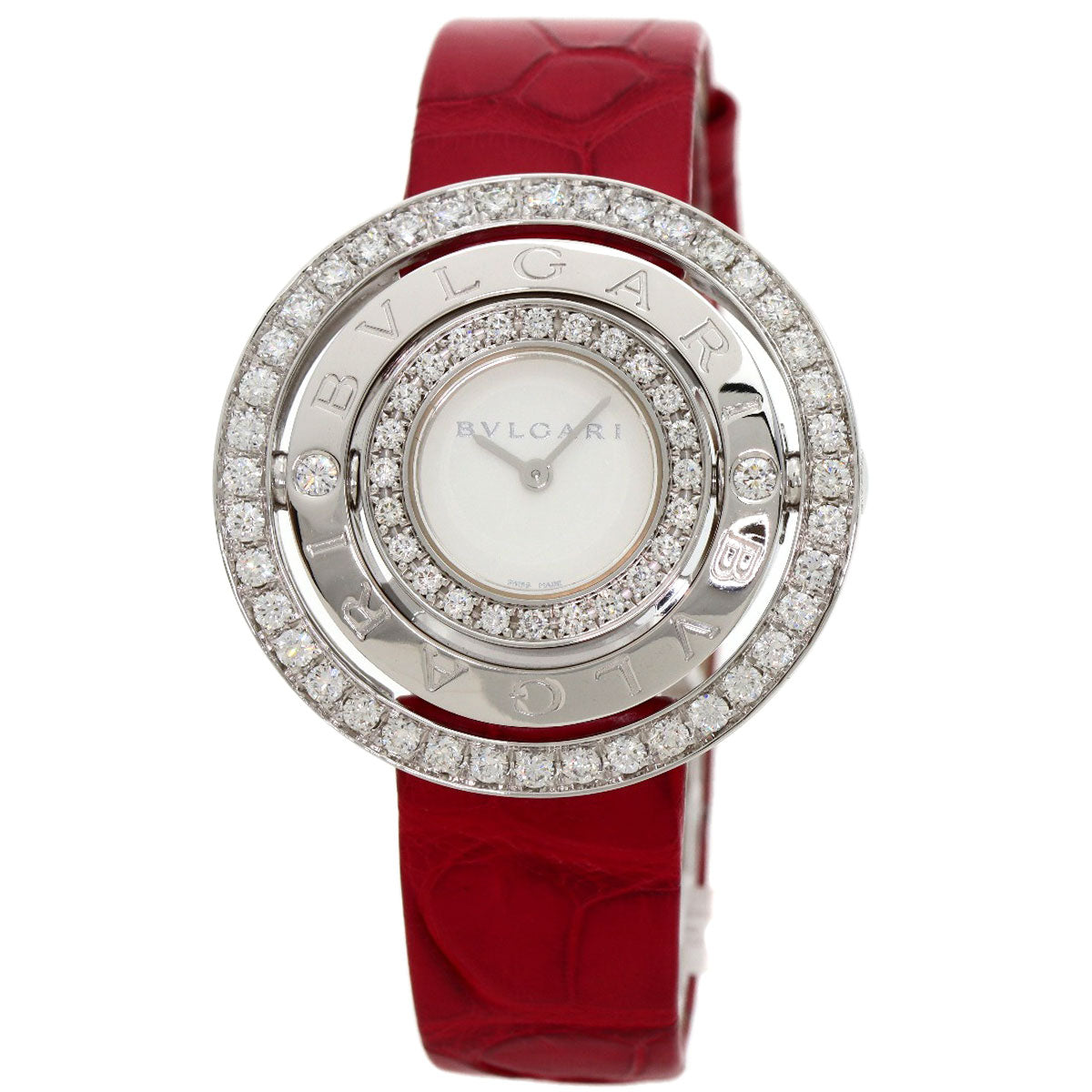 BVLGARI ブルガリ AEW36G アストラーレ チェルキ 腕時計 K18WG レディース 中古