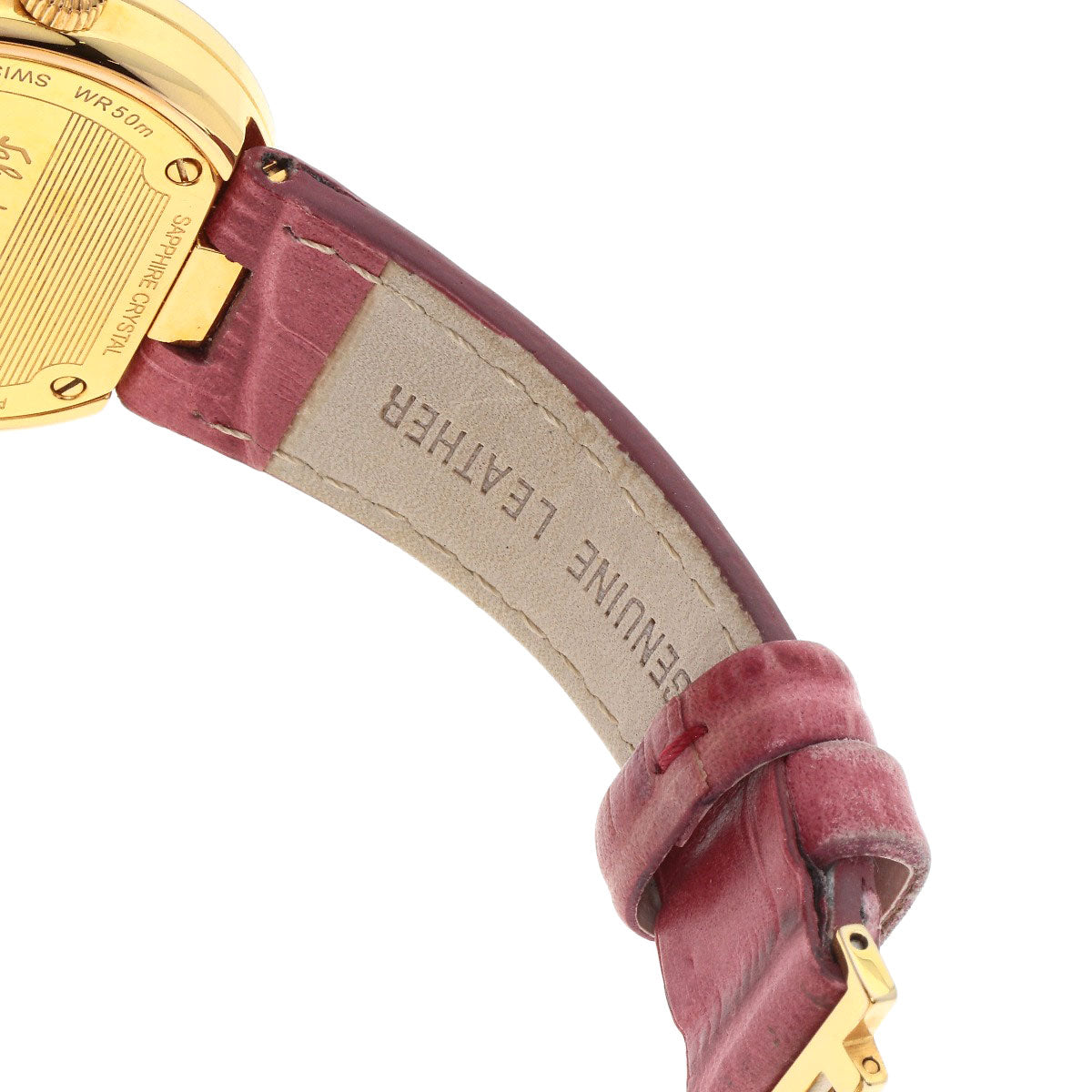 Salvatore Ferragamo サルヴァトーレフェラガモ F72 ラウンドフェイス 腕時計 GP レディース 中古