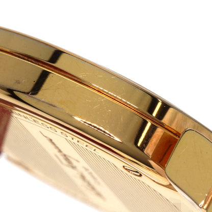 Salvatore Ferragamo サルヴァトーレフェラガモ F72 ラウンドフェイス 腕時計 GP レディース 中古