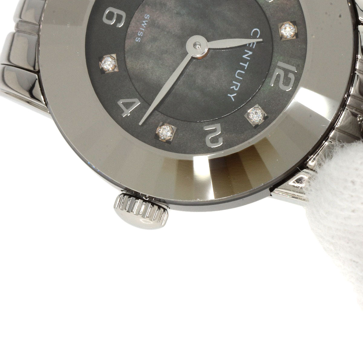 CENTURY センチュリー 648.7.S.N5B.12.SF エレガンス 腕時計 SS レディース 中古