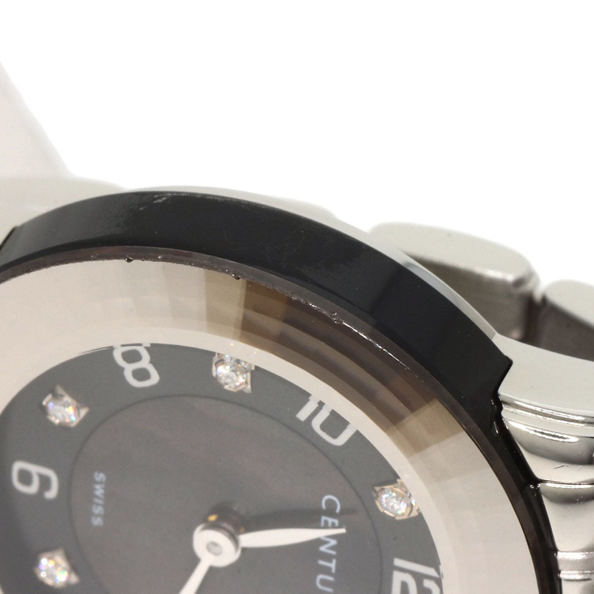 CENTURY センチュリー 648.7.S.N5B.12.SF エレガンス 腕時計 SS レディース 中古