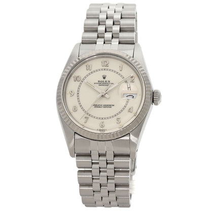 ROLEX ロレックス 16014 デイトジャスト アラビア ステラボイラーゲージ 83番 腕時計 SS メンズ 中古