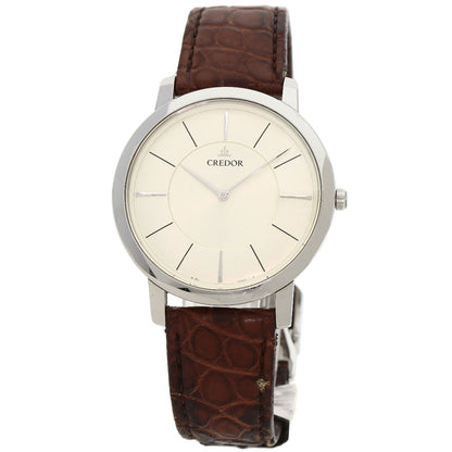 SEIKO セイコー GCAT993 8J80-0AD0 クレドール ノード ラウンド 腕時計 SS メンズ 中古