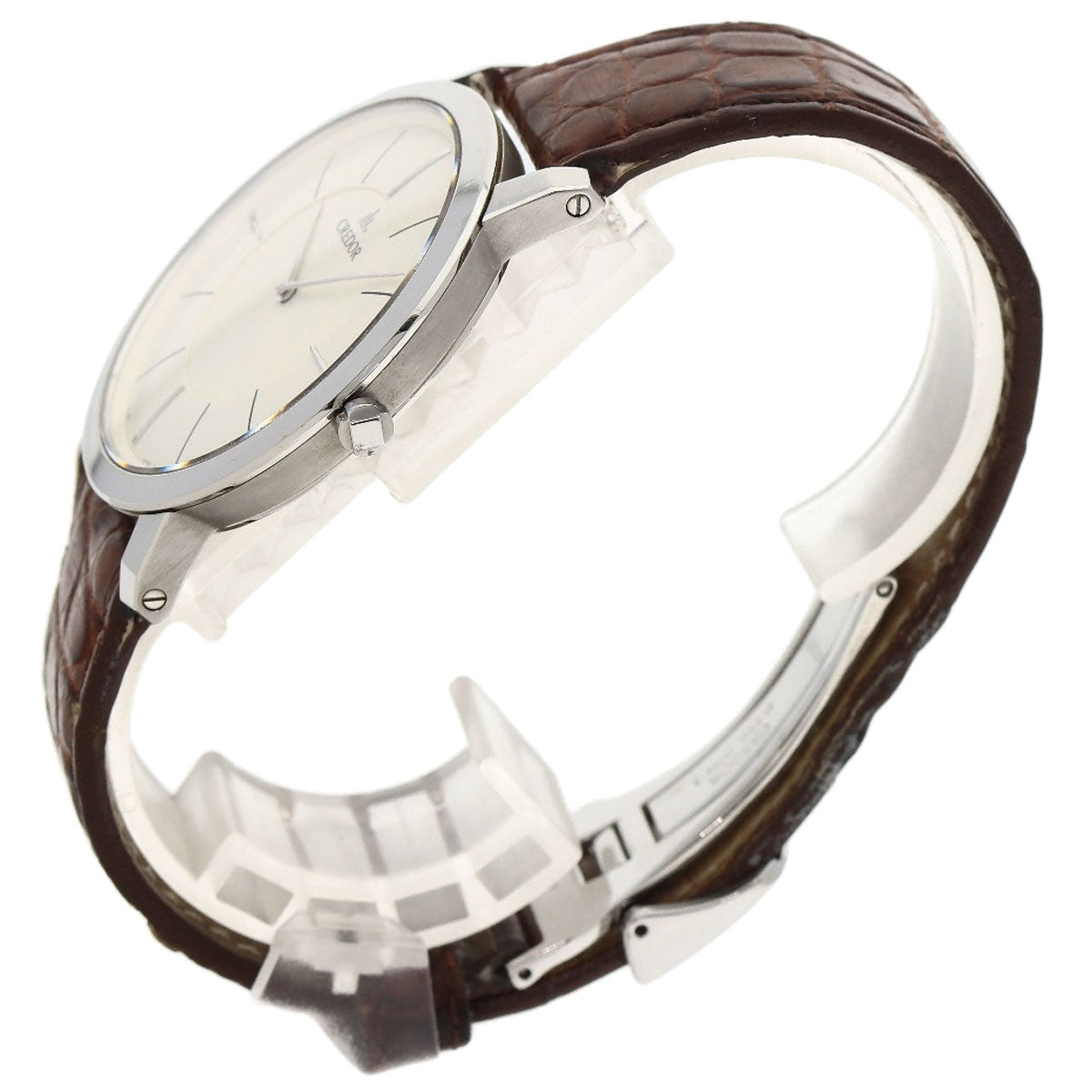 SEIKO セイコー GCAT993 8J80-0AD0 クレドール ノード ラウンド 腕時計 SS メンズ 中古