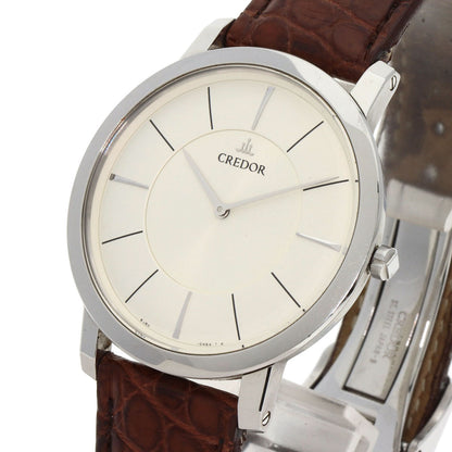 SEIKO セイコー GCAT993 8J80-0AD0 クレドール ノード ラウンド 腕時計 SS メンズ 中古