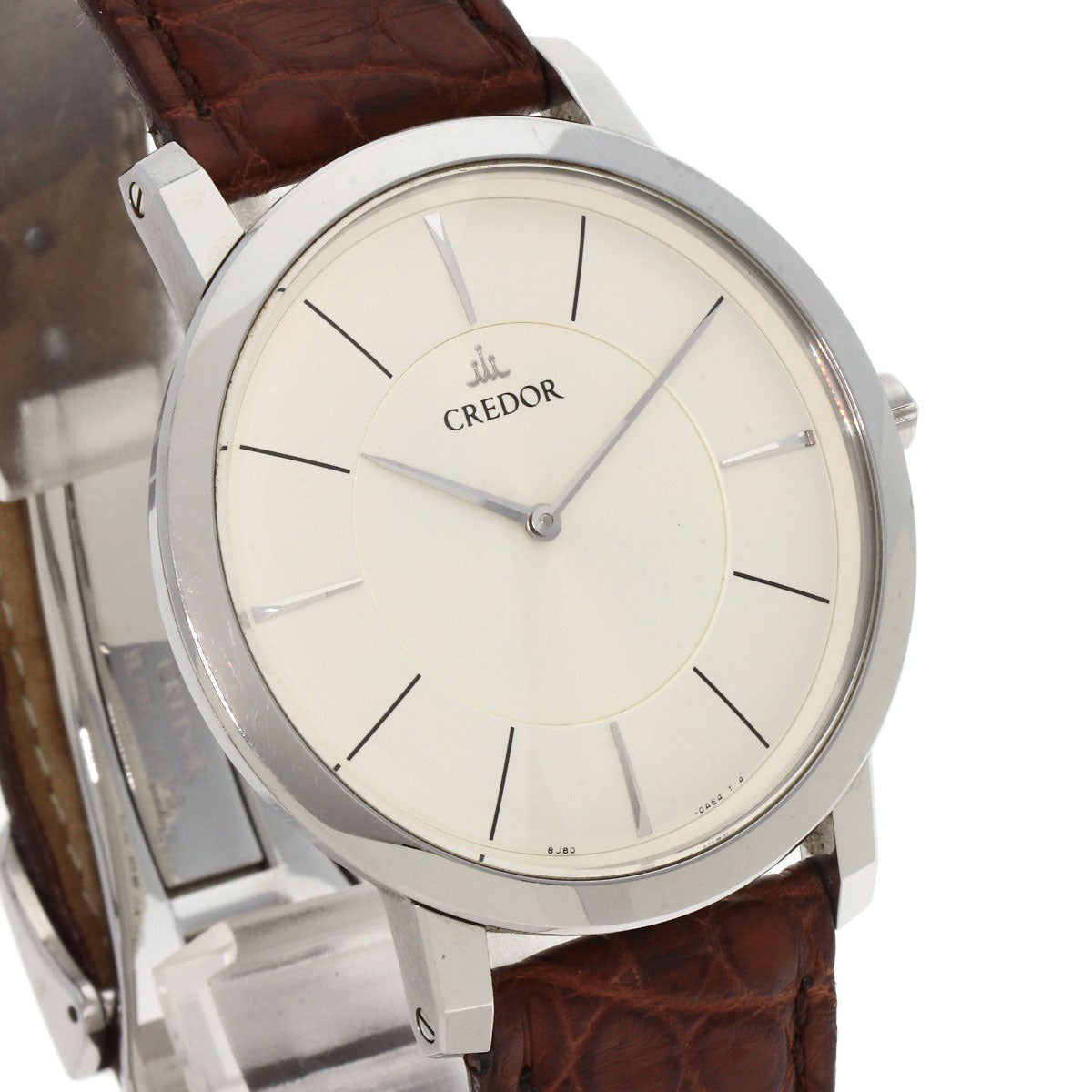 SEIKO セイコー GCAT993 8J80-0AD0 クレドール ノード ラウンド 腕時計 SS メンズ 中古