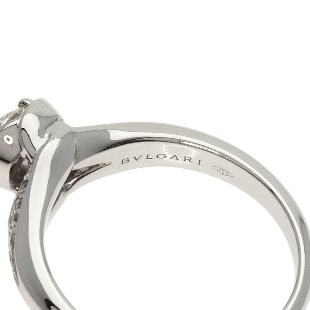 BVLGARI ブルガリ インコントロ ダモーレ ダイヤモンド リング・指輪 PT950 レディース 中古