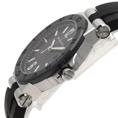BVLGARI ブルガリ DG42SC ディアゴノ セラミック 腕時計 SS メンズ 中古