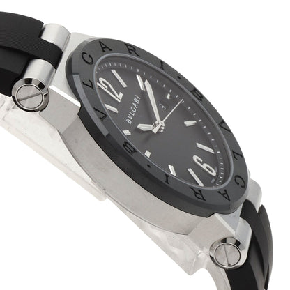 BVLGARI ブルガリ DG42SC ディアゴノ セラミック 腕時計 SS メンズ 中古
