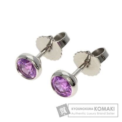 TIFFANY&Co. ティファニー バイザヤード ピンクサファイア ピアス PT950 レディース 中古