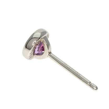 TIFFANY&Co. ティファニー バイザヤード ピンクサファイア ピアス PT950 レディース 中古