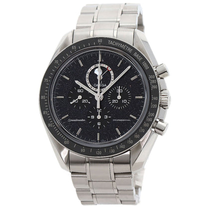 OMEGA オメガ 311.33.44.32.01.001 スピードマスター アベンチュリン ムーンフェイズ 腕時計 SS メンズ 中古