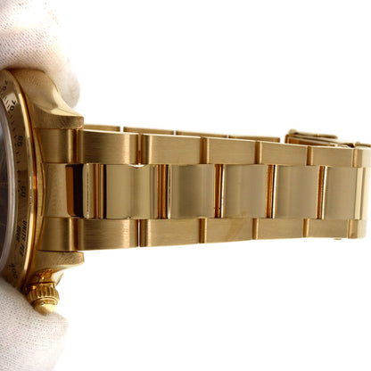ROLEX ロレックス 16528G コスモグラフ デイトナ 8P ダイヤモンド 腕時計 K18YG メンズ 中古