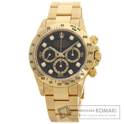 ROLEX ロレックス 16528G コスモグラフ デイトナ 8P ダイヤモンド 腕時計 K18YG メンズ 中古