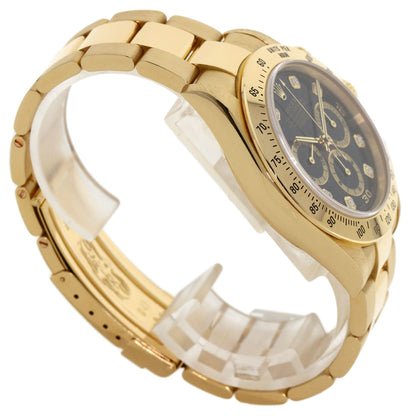 ROLEX ロレックス 16528G コスモグラフ デイトナ 8P ダイヤモンド 腕時計 K18YG メンズ 中古
