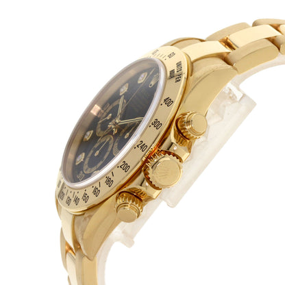 ROLEX ロレックス 16528G コスモグラフ デイトナ 8P ダイヤモンド 腕時計 K18YG メンズ 中古