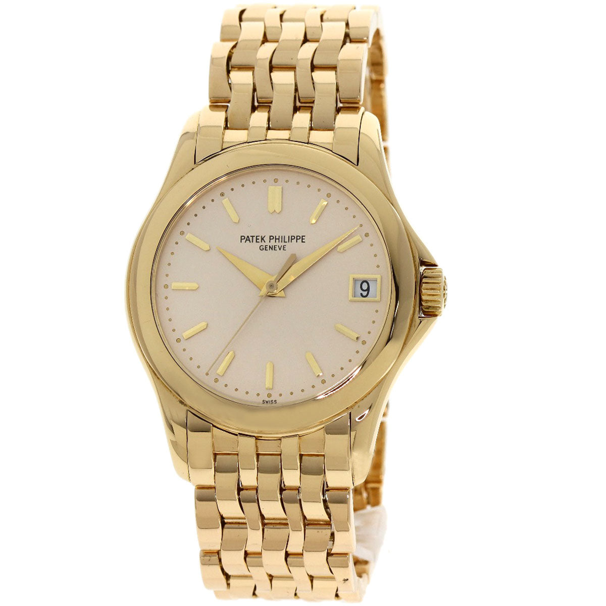 PATEK PHILIPPE パテックフィリップ 5107/1J-001 カラトラバ 腕時計 K18YG メンズ 中古