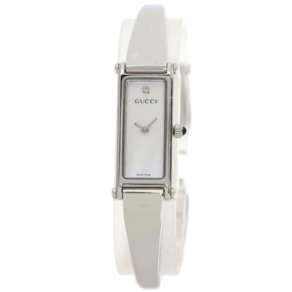 GUCCI グッチ 1500L スクエアフェイス 腕時計 SS レディース 中古