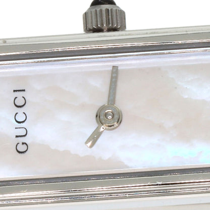 GUCCI グッチ 1500L スクエアフェイス 腕時計 SS レディース 中古
