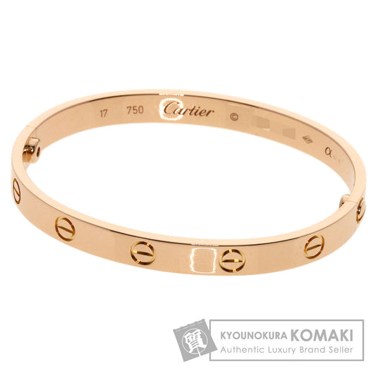 CARTIER カルティエ ラブブレス ドライバー無し #17 ブレスレット K18PG レディース 中古