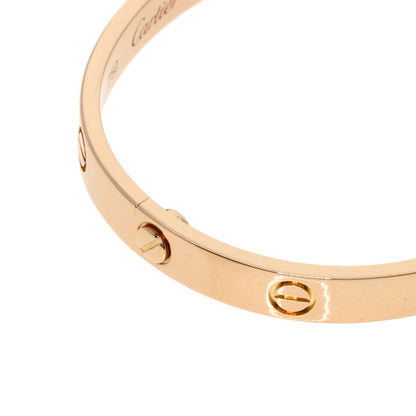 CARTIER カルティエ ラブブレス ドライバー無し #17 ブレスレット K18PG レディース 中古