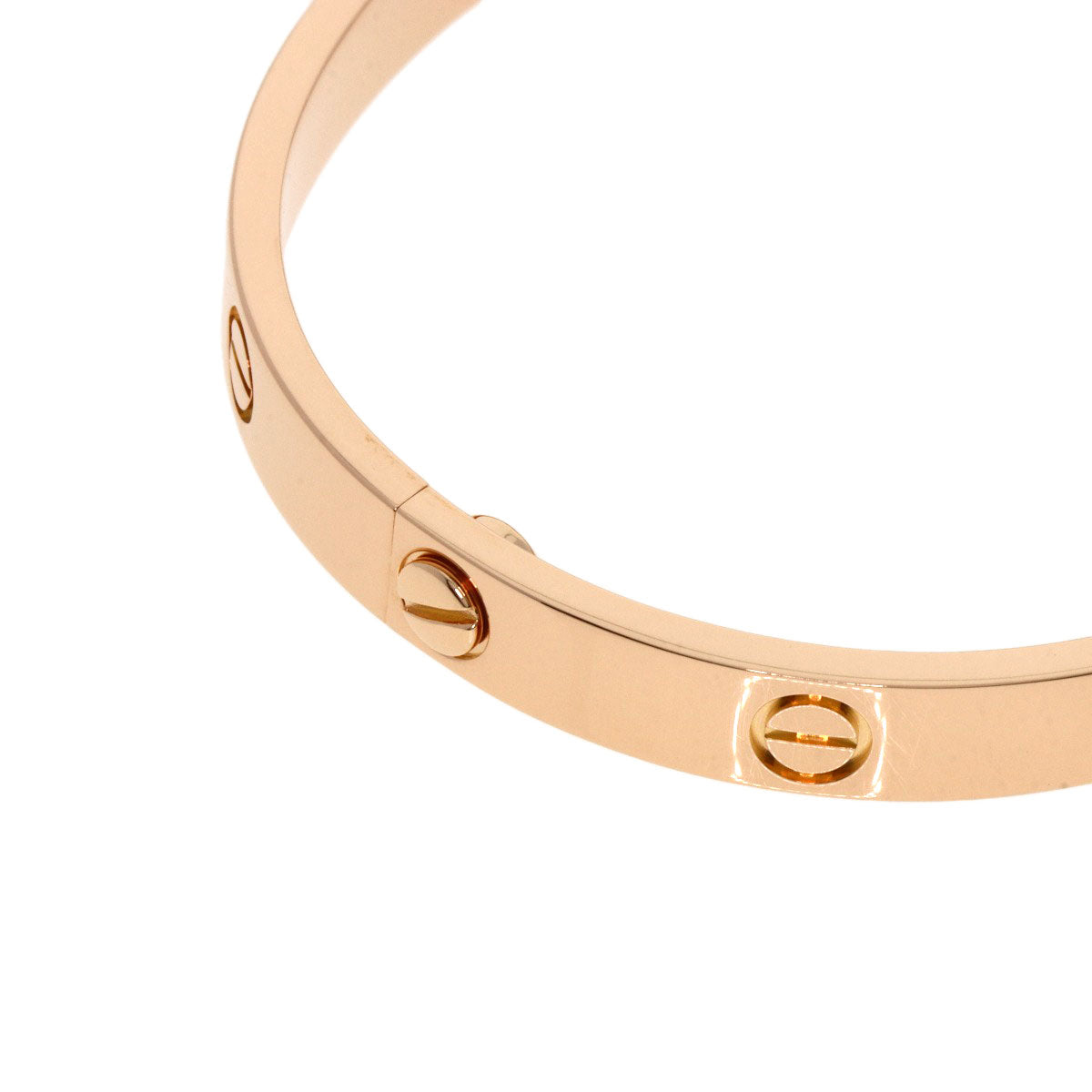 CARTIER カルティエ ラブブレス ドライバー無し #17 ブレスレット K18PG レディース 中古