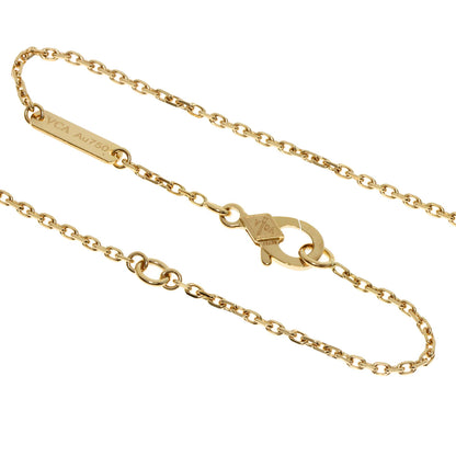 Van Cleef & Arpels ヴァンクリーフ＆アーペル ヴィンテージ アルハンブラ マラカイト ネックレス K18YG レディース 中古