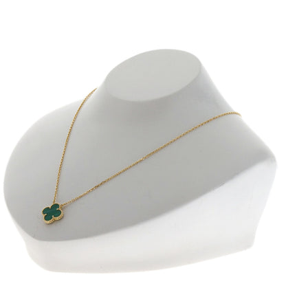 Van Cleef & Arpels ヴァンクリーフ＆アーペル ヴィンテージ アルハンブラ マラカイト ネックレス K18YG レディース 中古