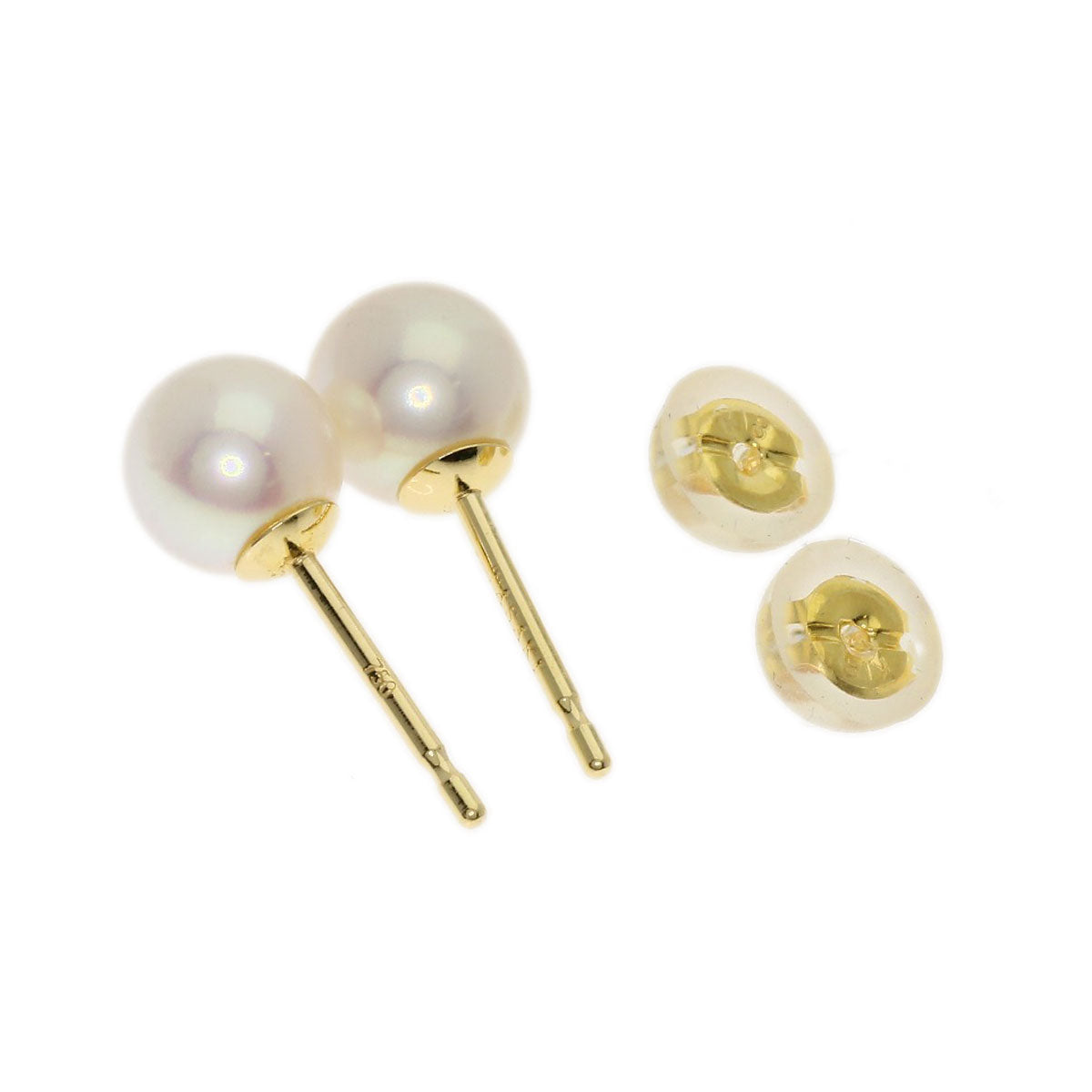 TASAKI タサキ パール 真珠 ピアス K18YG レディース 中古