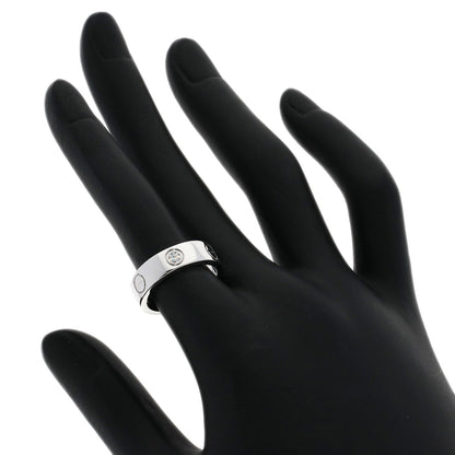 CARTIER カルティエ ラブリング ハーフ ダイヤモンド #50 リング・指輪 K18WG レディース 中古