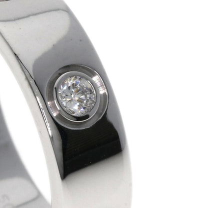 CARTIER カルティエ ラブリング ハーフ ダイヤモンド #50 リング・指輪 K18WG レディース 中古