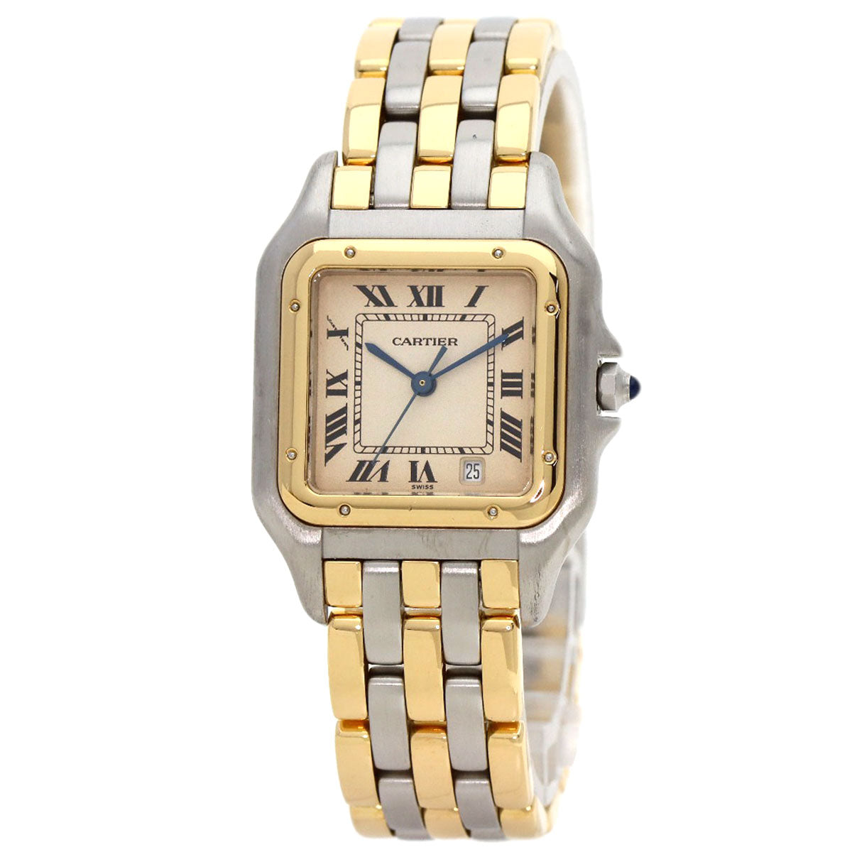 CARTIER カルティエ W25028B8 パンテール MM 3ロウ 腕時計 SS ボーイズ 中古