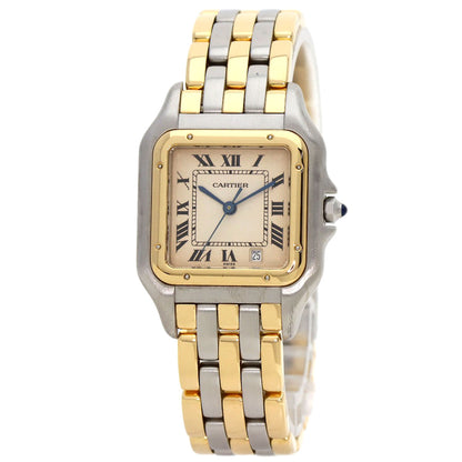 CARTIER カルティエ W25028B8 パンテール MM 3ロウ 腕時計 SS ボーイズ 中古