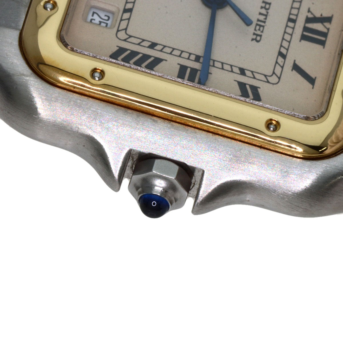 CARTIER カルティエ W25028B8 パンテール MM 3ロウ 腕時計 SS ボーイズ 中古
