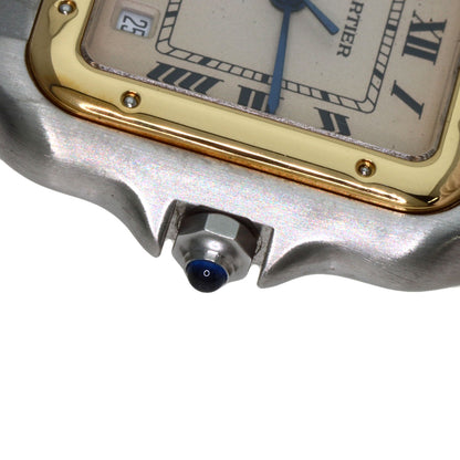 CARTIER カルティエ W25028B8 パンテール MM 3ロウ 腕時計 SS ボーイズ 中古