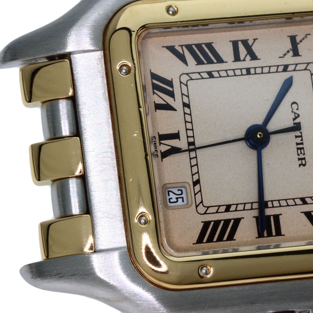 CARTIER カルティエ W25028B8 パンテール MM 3ロウ 腕時計 SS ボーイズ 中古