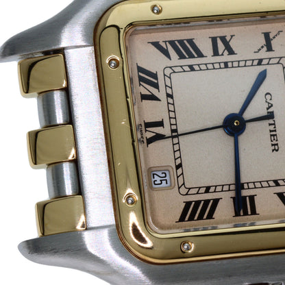 CARTIER カルティエ W25028B8 パンテール MM 3ロウ 腕時計 SS ボーイズ 中古